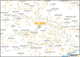 map of Talwāri
