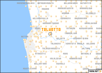map of Talwatta