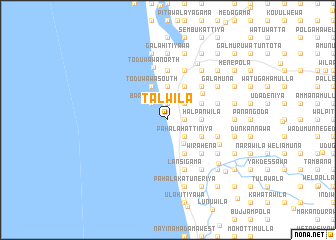 map of Talwila