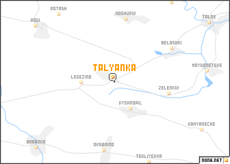 map of Talʼyanka