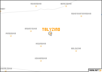 map of Talyzino