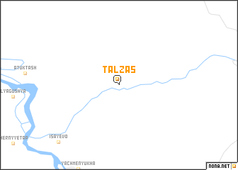map of Talzas