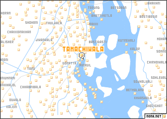 map of Tamāchīwāla