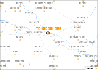 map of Tămădău Mare