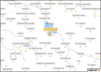 map of Tamada