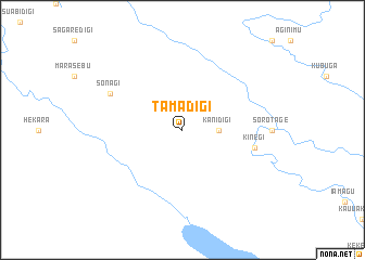 map of Tamadigi