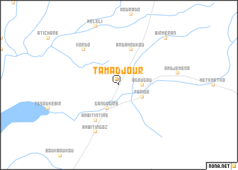 map of Tamadjour