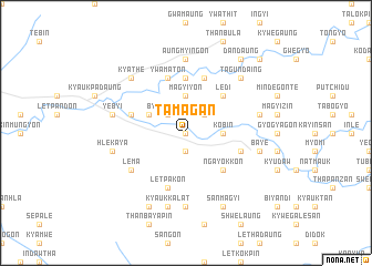 map of Tamagan