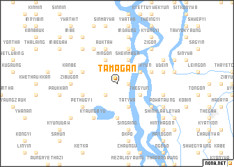 map of Tamagan