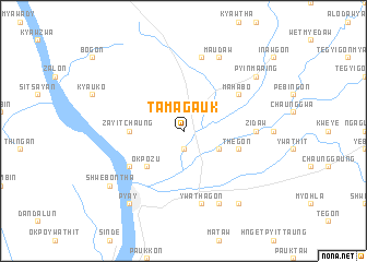 map of Tamagauk