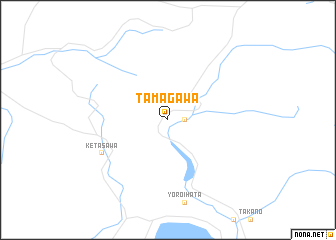 map of Tamagawa