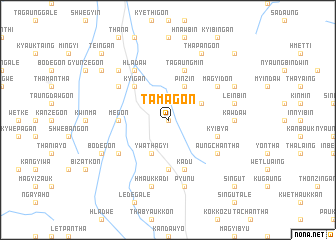 map of Tamagon