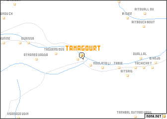 map of Tamagourt