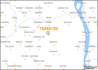 map of Tamagyaw