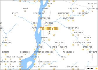 map of Tamagyaw