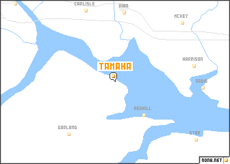 map of Tamaha