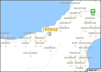 map of Tamaide