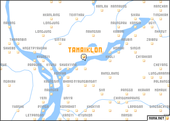 map of Tamaiklon