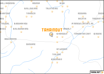 map of Tamaïnout