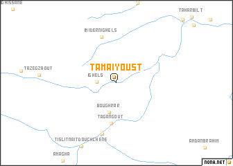 map of Tamaïyoust