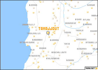 map of Tamajjout