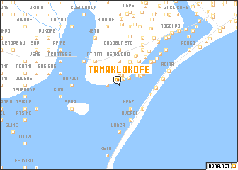 map of Tamaklokofe