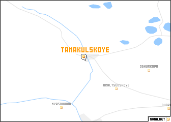 map of Tamakul\