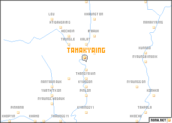 map of Tamakyaing