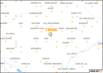 map of Tamak