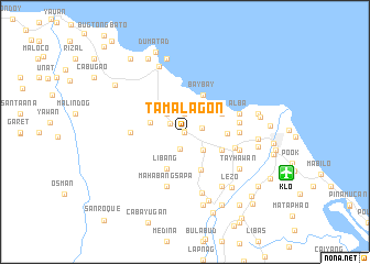 map of Tamalagon