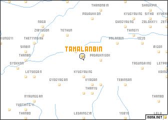 map of Tamalanbin