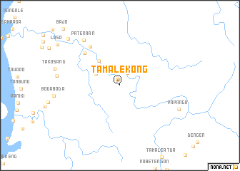 map of Tamalekong