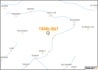 map of Tamaliout