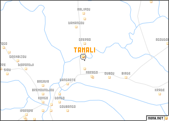 map of Tamali