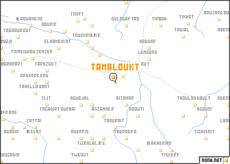 map of Tamaloukt
