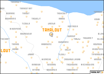 map of Tamalout