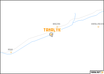 map of Tamalyk