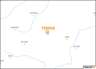 map of Tamamo