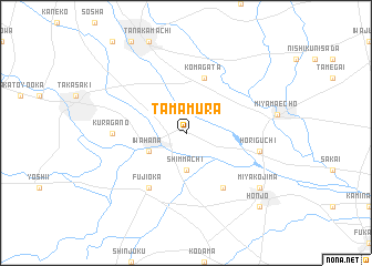 map of Tamamura