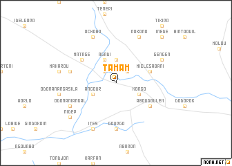 map of Tamam