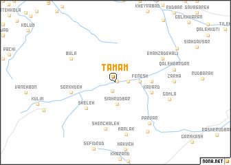 map of Tamām