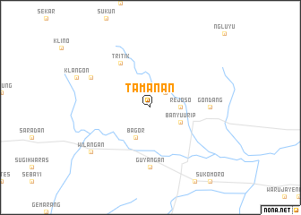 map of Tamanan