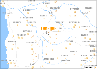 map of Tamanar
