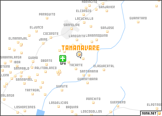 map of Tamanavare