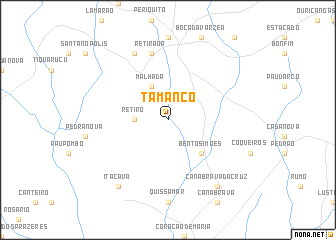 map of Tamanco