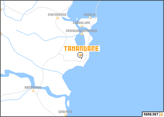 map of Tamandaré