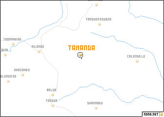 map of Tamanda