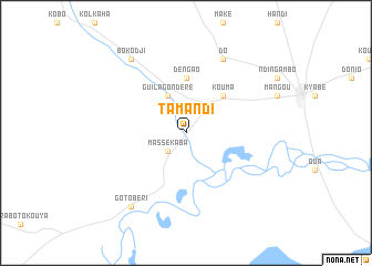 map of Tamandi