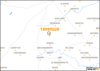 map of Tamanduá