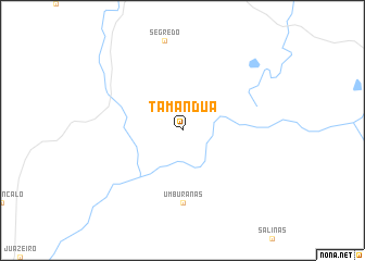 map of Tamanduá